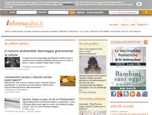 Tablet Screenshot of informasalus.it